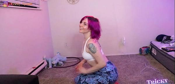  Sensual Yoga with Tricky Nymph